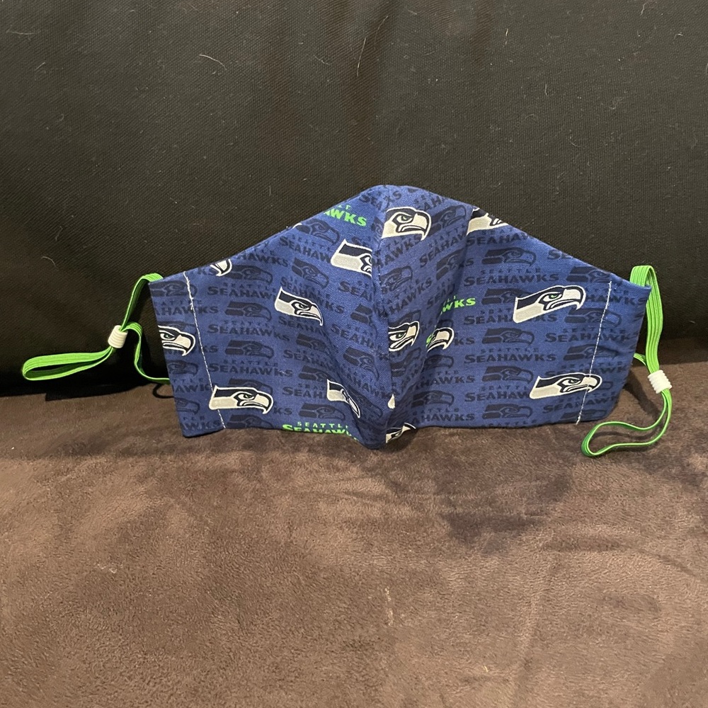 NFL Seattle Seahawks 2 ply Cotton Facemask OS